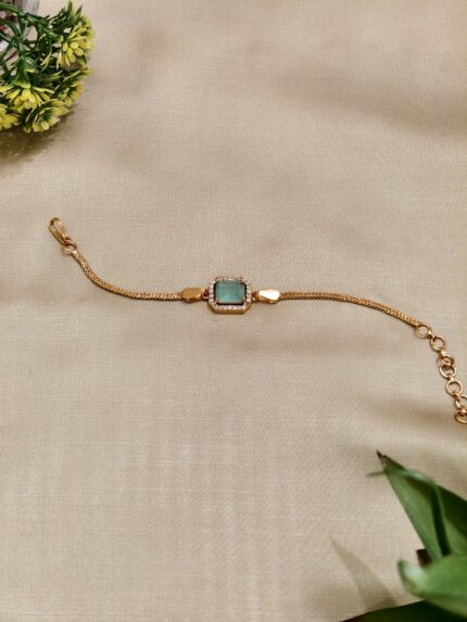 AD Green stone bracelet